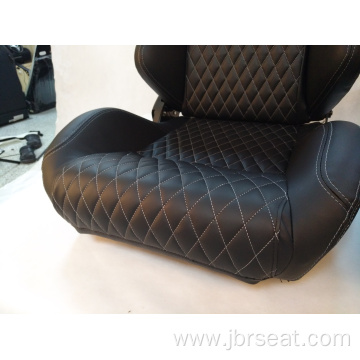 Memory Foam PVC Leather Racing Seat